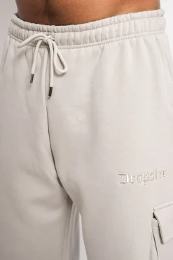 STRAIGHT LEG CARGO SWEAT PANTS MOON BEAM