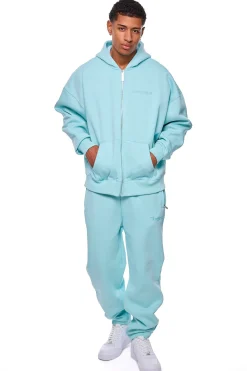 SUPER HEAVY EMBO JOGGER TURQUOISE
