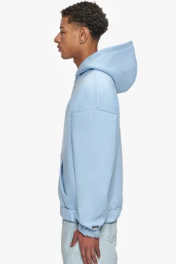 SUPER HEAVY OVERSIZED HD PRINT ZIP HOODIE V2 BABY BLUE