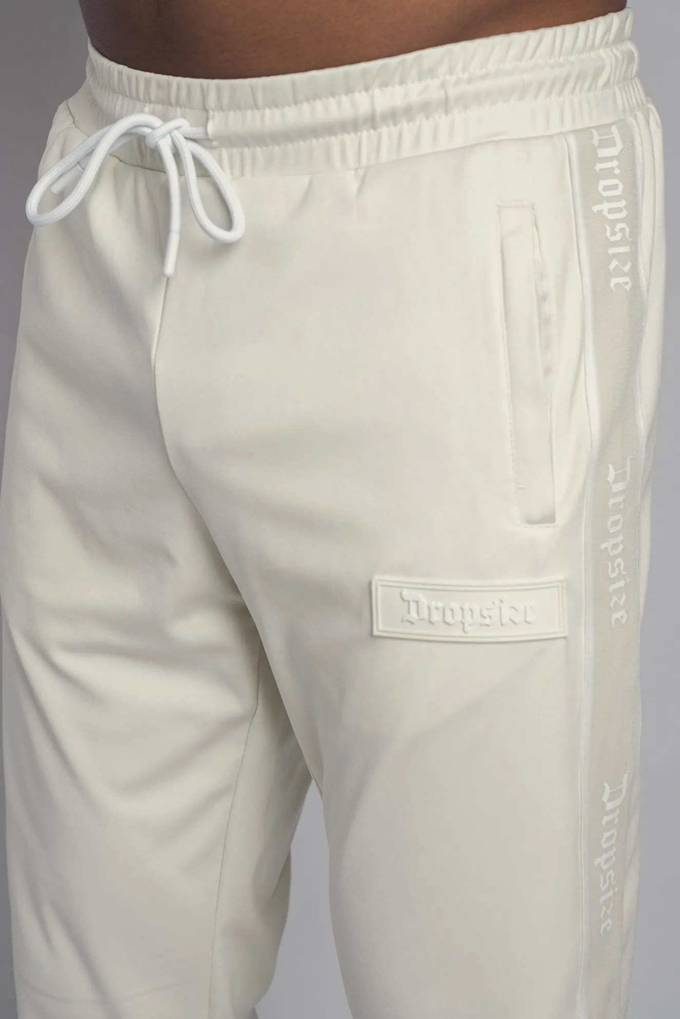TRACK PANTS CREAM WHITE