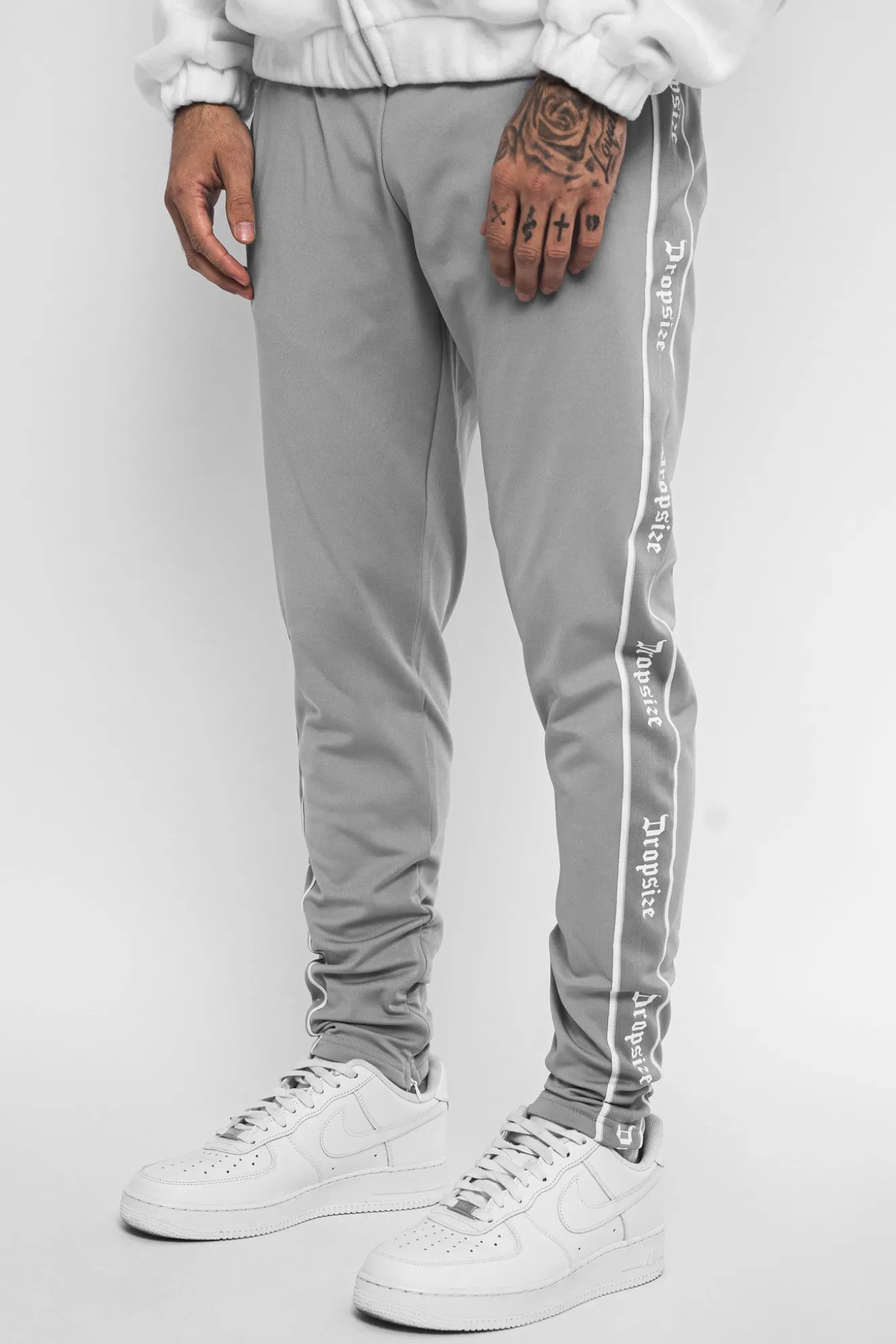 TRACK PANTS SILVER