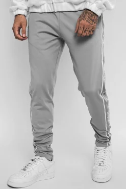 TRACK PANTS SILVER