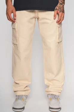 V2 CARGO JEANS SINGLE POCKET BEIGE