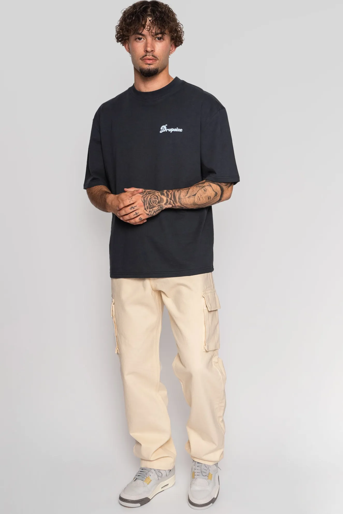 V2 CARGO JEANS SINGLE POCKET BEIGE