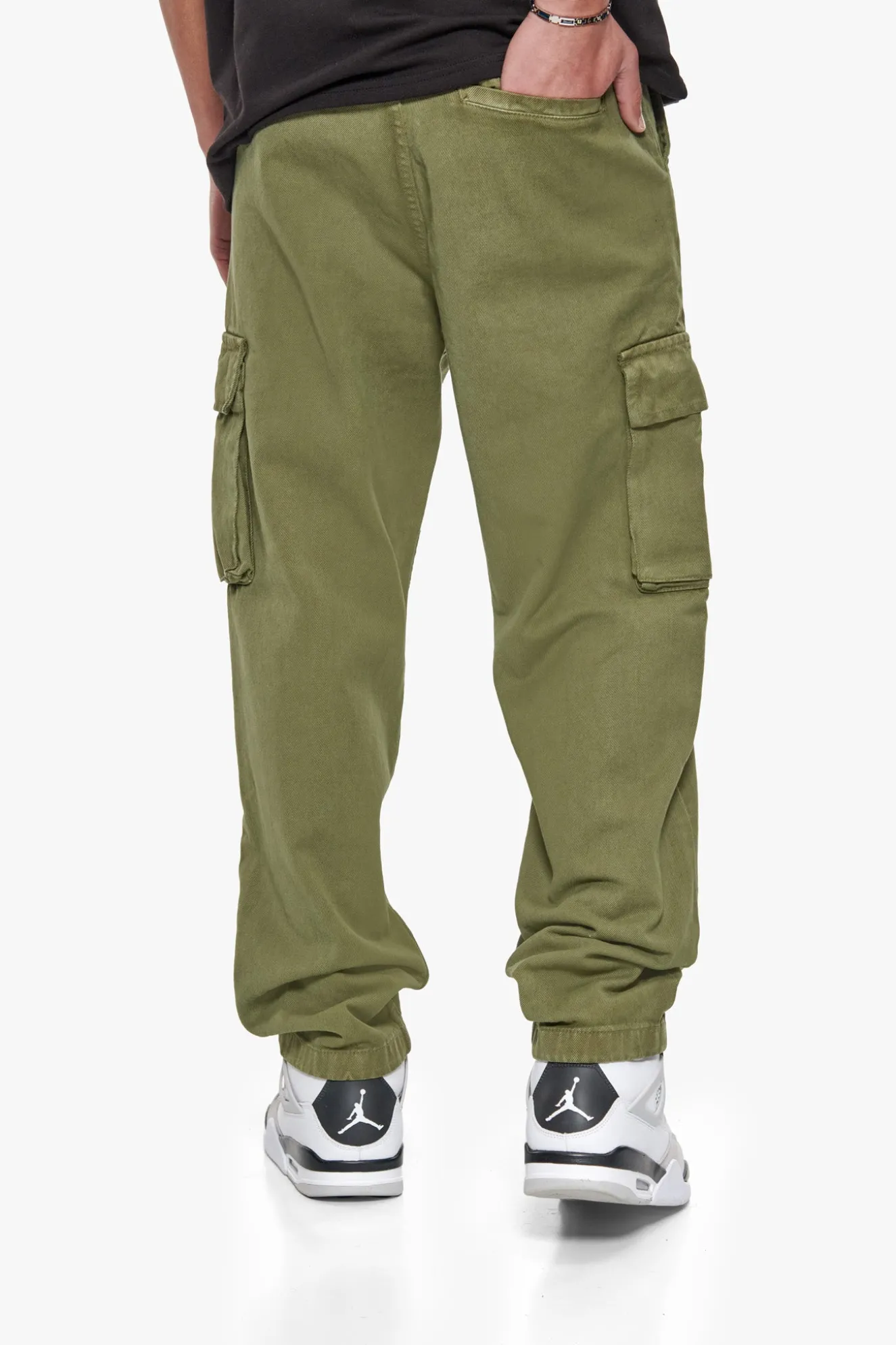 V2 CARGO JEANS SINGLE POCKET OLIVE