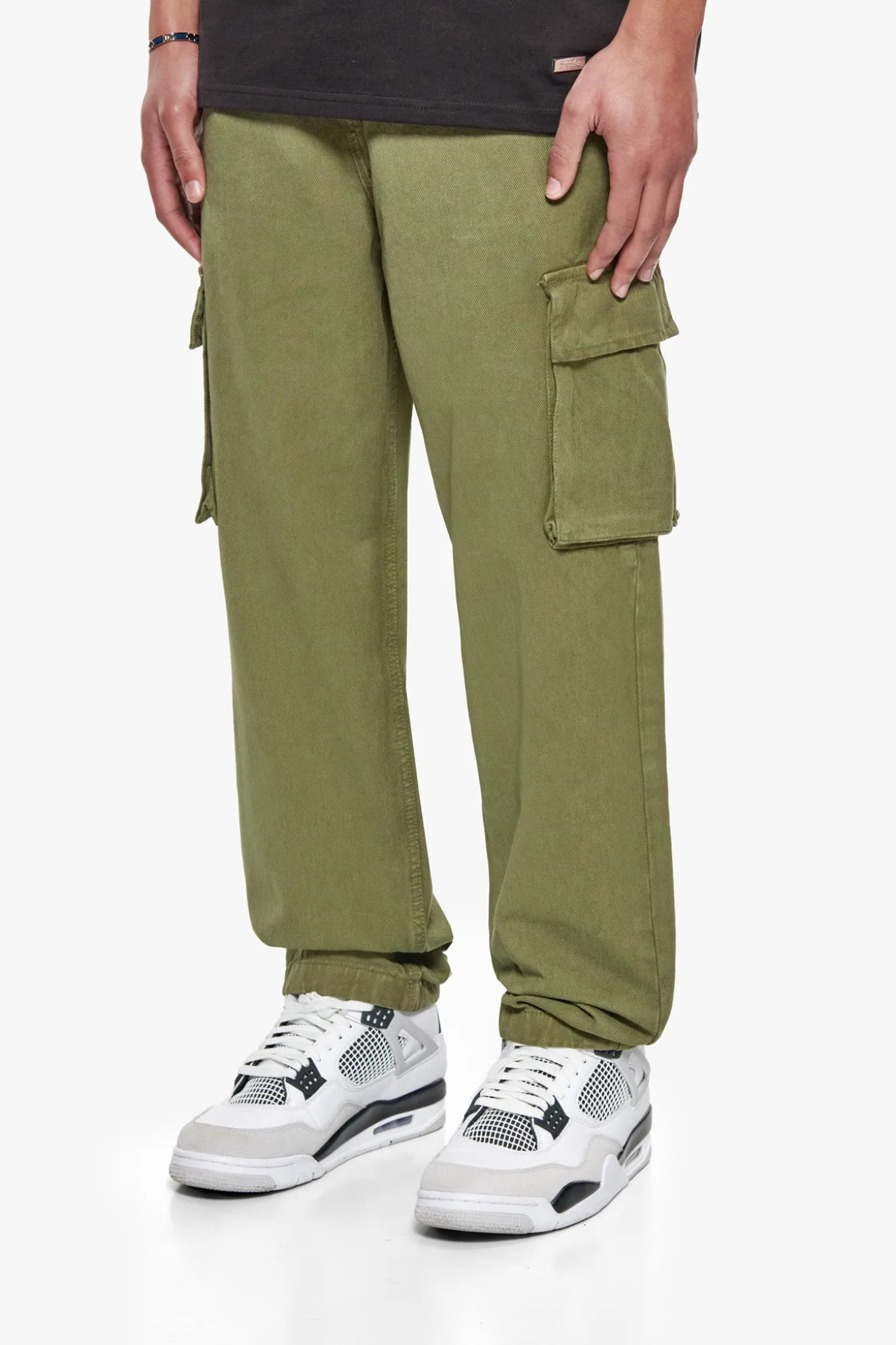 V2 CARGO JEANS SINGLE POCKET OLIVE