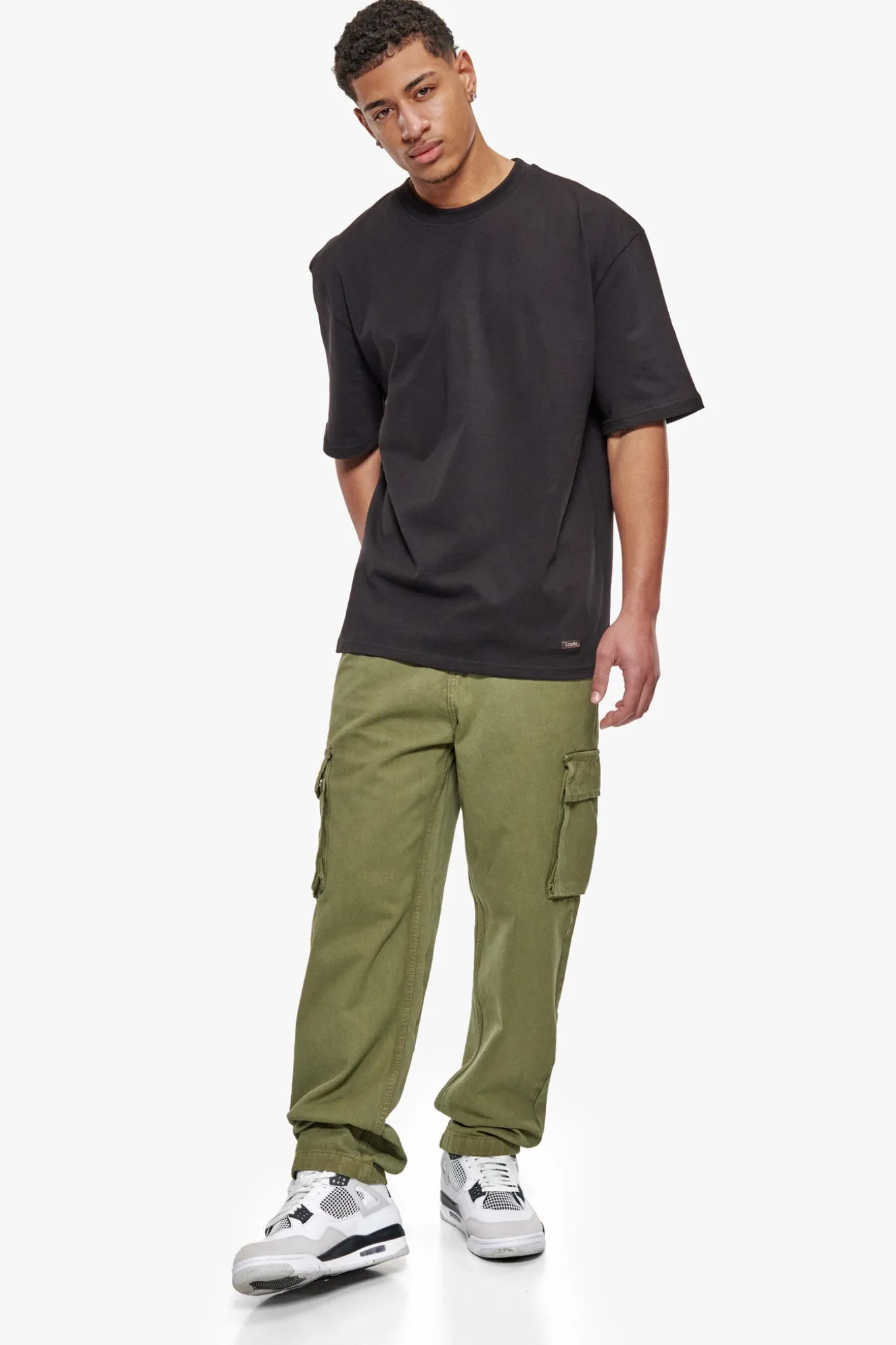 V2 CARGO JEANS SINGLE POCKET OLIVE