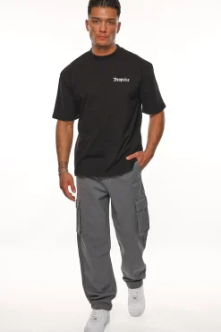 V2 CARGO JEANS SINGLE POCKET STEEL GREY