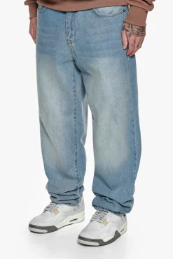 V4 LOOSE FIT JEANS MID BLUE