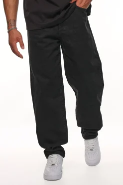 V4 LOOSE FIT JEANS BLACK