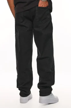 V4 LOOSE FIT JEANS BLACK