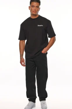 V4 LOOSE FIT JEANS BLACK
