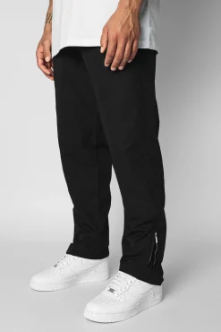 WIDE TRACK PANTS BLACK