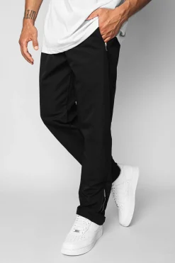 WIDE TRACK PANTS BLACK