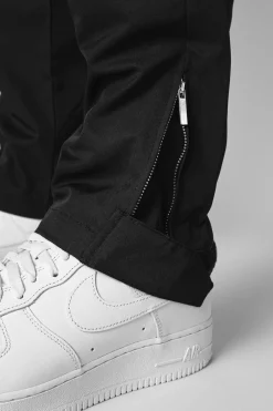 WIDE TRACK PANTS BLACK